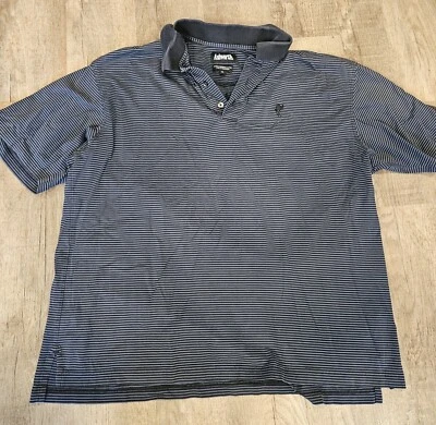 Polo Ashworth Vintage Azul Rayas Para Hombre Talla XL Foto 1 de 4