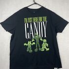 Disney Halloween I'm Just Here For The Candy Mickey Dingo Halloween taille XL