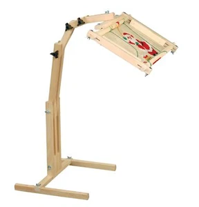 Adjustable Craft Stand for Hoops and Scroll Frames Ideal for Needlepoint Crewel - Picture 1 of 3