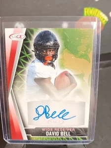 2022 Sage David Bell Rookie Red Autograph Auto RC #A-DB Browns - Picture 1 of 2