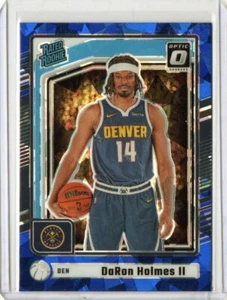 DaRon Holmes II #P-123 2024 Panini-Donruss BBall Cracked Blue Ice Rated Rookie - Picture 1 of 2