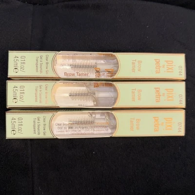 Pixi by Petra Eye Brow Tamer Clear Eyebrow Gel Transparent  LOT OF 3 NEW BOXED - Image 1 of 4