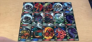 Bakugan 2006 Original Metal Card Lot x15 Cards - Picture 1 of 1