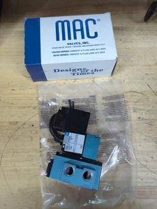 250925 Neu - ohne Karton; MAC 912BPM111AA Magnetventil 110/120VAC 25-150PSI 6,8W - Bild 1 von 6