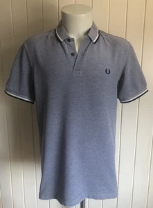 FRED PERRY - Polo para hombre gris claro 100 % algodón - talla grande - Imagen 1 de 11