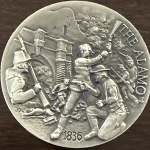 The Alamo 1836 Longines Symphonette Vintage Coins .925 1 oz - Picture 1 of 5