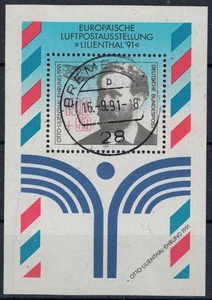 GERMANIA BRD 1991 Esposizione di aerofilatelia BF us - Picture 1 of 1