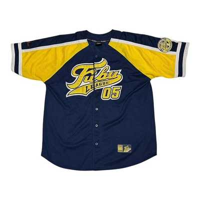 复古 FUBU LEAGUE 冠军系列 05 球衣男式 Y2K - XXL 码 — 第 1/4 张图片