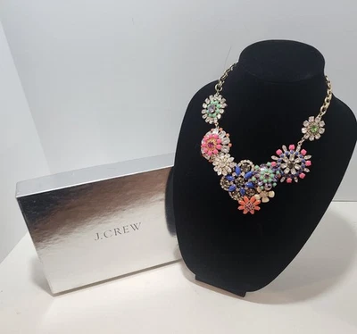 Collar firmado J.Crew arco iris Candy Brule pasarela declaración Foto 1 de 4