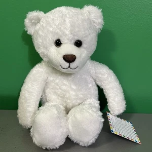 Princess Soft Toys Oso de Peluche Blanco Bolsa de Frijoles Peluche Animal 2009 Nuevo con Etiquetas 10" - Imagen 1 de 12