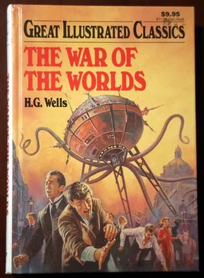 The War of the Worlds by H.G. Wells Great Illustrated Classics Baronet VG+ 1997 - Imagem 1 de 3