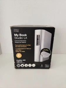 WD My Book Studio LX 1 TB External Hard Drive FireWire 800 USB 2.0 WDBACH0010HAL - Picture 1 of 11
