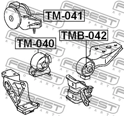 FEBEST 1986-2008 Toyota Corolla Left Engine Mount Bushing TMB-042 - Image 1 of 2