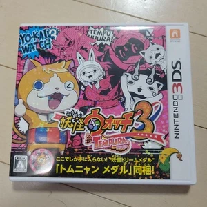 Yo-kai Watch 3 Tempra Nintendo 3DS Video Game Authentic Collectible Japan Boxed - Picture 1 of 6