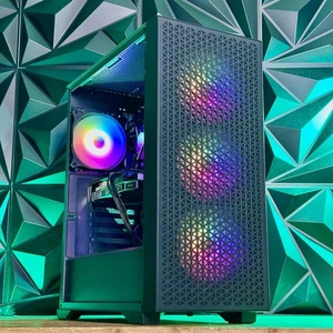 Custom RGB Gaming Desktop PC Intel Core i7 3.40 Quad 32 GB SSD Nvidia RTX 5060 - Picture 1 of 9