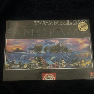 Educa 2000 Panorama Piece Jigsaw PuzzleMarine Life Free Shipping  - Image 1 of 2
