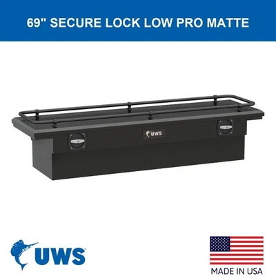 FOR 2002-2010 Dodge Ram 1500 69" Secure Lock Crossover Truck Tool Box - Image 1 of 4