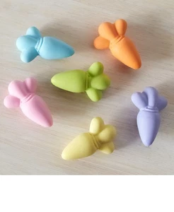 6er Set Karotten Radierer Osterkorb Schule Kinder Hase Klassenzimmer Zubehör - Bild 1 von 1