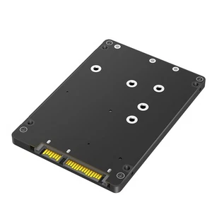 Combinaison 2 en 1 M.2 NGFF Clé B & MSATA SSD Adaptateur 2.5 SATA3 avec Plastic4650 - Photo 1/9