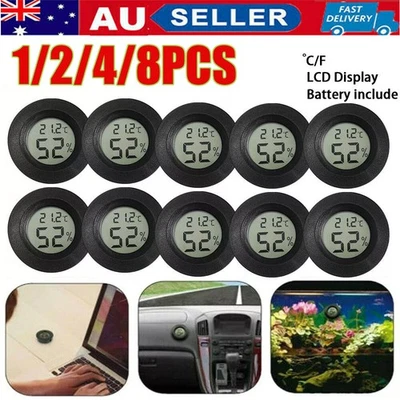 Mini LCD Digital Thermometer Hygrometer Room Temperature Humidity Meter Gauge AU - image 1 of 4