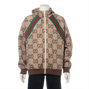 Gucci Jumbo GG Polyester Jacket M Men's Beige 713974 - Picture 1 of 7