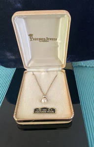 Vintage "Precious Jewels" by Milano 12K Gold gefüllt Zuchtperlen Halskette - Bild 1 von 6