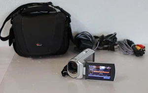 Sony DCR-SX41 Flash Camcorder w/ 60X Optical Zoom & Lowepro Case - Silver - Picture 1 of 24