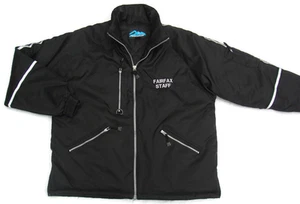 Giacca Tri Mountain Fairfax Staff Nero Parka Strisce Riflettenti Large - Foto 1 di 6