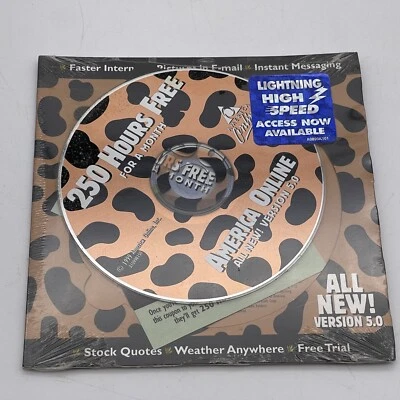 AOL America Online Promo Mailer Disk 5.0 250 Hrs Free - Image 1 of 2