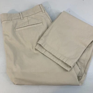 Jos A Bank Traveler Pants Mens 38 x 30 Beige Slim Fit Travel Tech Comfort Chinos - Picture 1 of 11