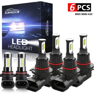 Para Chevy Silverado 1500 2500HD 2003-2006 LED s+Luces antiniebla Bombillas GWW - Imagen 1 de 14