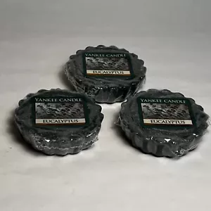 Lot 3 Yankee Candle EUCALYPTUS Wax Tart Melts - Picture 1 of 6