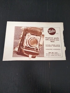 1938 WELTA WELTINI 24x36 mm CAMERA FOTOGRAFICA PUB EPOCA VINTAGE AD ANNI 30 - Foto 1 di 1