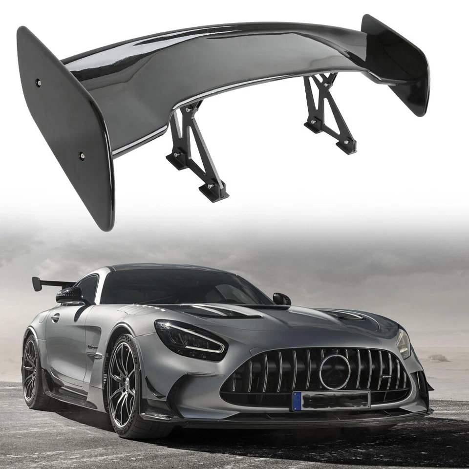 Spoiler de carro estilo GT preto fosco porta-malas traseiro asa lábio para Mercedes Benz AMG - Imagem 1 de 4