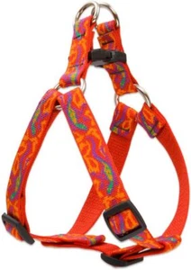 LupinePet Originals 3/4" Go Go Gecko 20-30" Step In Harness for Medium Dogs - Picture 1 of 1