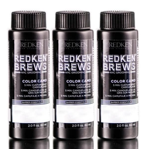 REDKEN BREWS COLOR CAMO  NEW PACKAGING Custome Gray Camouflage  Hair Color  Dye - Picture 1 of 14