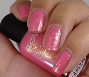 Zoya Nail Polish - Harper - Bubbly Collection ZP738 Bubblegum Pink Jelly Glitter - Picture 1 of 2
