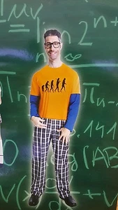 XX 6310 Nuevo Disfraz Nerd Hombre Ficción Viviente - Imagen 1 de 1