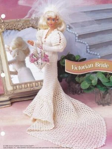 NEW ANNIES VICTORIAN BRIDE FASHION DOLL CROCHET CLUB OOP 1996 - Picture 1 of 1