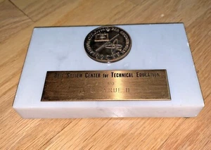 1973 BELL SYSTEM CENTER for TECHNICAL EDUCATION Marble / Bronze Award - Picture 1 of 7