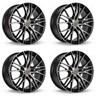 4 Wheel Rims NEW 18in Black Machined Fits Acura BMW Buick Cadillac Chevro 081921
