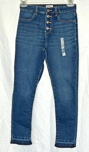 NEW NWT OshKosh B'gosh Blue Raw-Edge Hem Denim Jegging Jeans 10 - Picture 1 of 2