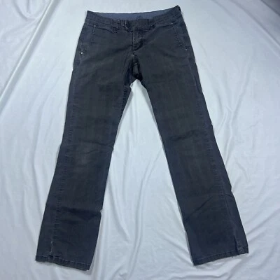 Horny Toad Pants Women’s 6 (31x31) Checkov Bootcut Gray Plaid Organic Cotton - Image 1 of 4