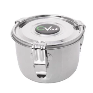 CVault Edelstahlhalter mit Boveda Feuchtigkeitspaket - groß 0,95 Liter - Bild 1 von 4