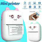 Mini Pocket Label Printer Bluetooth Thermal Sticker Machine Photo Printing USB