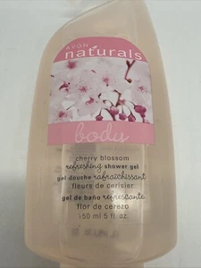 Avon Naturals Body Cherry Blossom Refreshing Shower Gel 5 Oz NOS Sealed - Picture 1 of 3