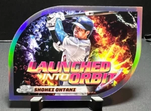 2024 Topps Chrome Cosmic Shohei Ohtani Launched Into Orbit Die Cut Refractor - Picture 1 of 2