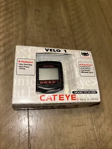 Cateye Velo 1 Wired Bike Bicycle Cyclomputer Computer - Picture 1 of 8