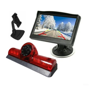 5" Monitor Brake Light Reversing Backup Camera for Nissan NV 1500 2500 3500 - Picture 1 of 11