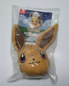 Pokemon Let's Go Plush NEW Unopened Keychain Eevee Promo Nintendo Switch - Picture 1 of 4